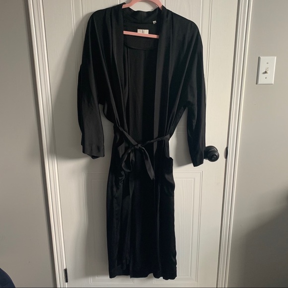 Wilfred Sweaters - Wilfred silk tie waist robe